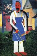 Kazimir Malevich On Vacation oil painting